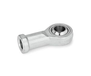 Ganter Normelemente | Testa snodata, cuscinetto snodato con filettatura interna | GN 648.1-10-M10-W | acciaio | foro 10 mm | filettatura M10