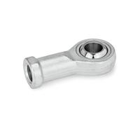 Ganter Normelemente | Testa snodata, cuscinetto snodato con filettatura interna | GN 648.1-12-M12-W | acciaio | foro 12 mm | filettatura M12