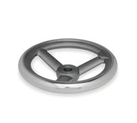 Ganter Normelemente Volantino in ghisa, DIN 950-GG-80-B12-A, diametro d1: 80 mm, foro d2: 12 mm