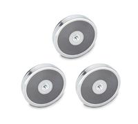 Ganter NormElements, magneti con filettatura interna, GN 50.4-HF-32-M4, materiale magnetico, ferrite duro, 3 pezzi