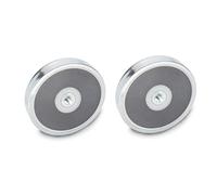 Ganter NormElements, magneti con filettatura interna, GN 50.4-HF-40-M4, materiale magnetico, ferrite duro, 2 pezzi