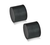 Ganter NormElements, tampone di arresto - GN 452 - 40 - 30 - E-55 | con filettatura interna | gomma naturale | 2 pezzi