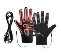 Gants Chauffants - Chauffage Électrique USB avec 3 Modes Réglables | Pour Adultes Randonnée Ski Conduite VTT Pêche Extérieur Hiver | Gants Thermiques Électriques