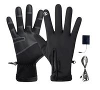 Gants De Chauffage,3 Modes Ajustable Respirant Chauffe Mains,Gants Électriques Plein Doigt Portables - Pour Temps Froid Camping Voyage Maison Neige Randonnée Cyclisme Travail Ski