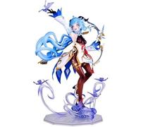 Ganyu Cartoon Game PVC Action Figure Statues Model Butterfly Ganyu Anime Character Collection Topper Decoration (C 28 cm)