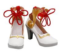 Ganyu Cosplay Shoes Game Genshin Impact Cosplay Ganyu High Heel Shoes Halloween Cosplay Prop for Women Girls