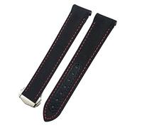 GANYUU 19/20/21 millimetri estremità curva in tessuto di nylon cinturino adatto per Omega Seamaster 300 Aqua Terra 150 Watch Strap, 21mm, Agata