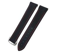 GANYUU 19/20/21 millimetri estremità curva in tessuto di nylon cinturino adatto per Omega Seamaster 300 Aqua Terra 150 Watch Strap, 19mm, Agata