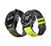 GANYUU 2 cinturini per orologi in silicone da 22 mm per Fenix 7/Fenix 6/ Fenix 5/Fenix 5 Plus/Fenix 6 Pro