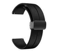 GANYUU 20 mm 22 mm cinturini in silicone per orologi sportivi con chiusura rapida e chiusura magnetica deployante per uomini e donne, 20mm, Agata
