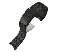 GANYUU 21mm T120 Solido In Acciaio Inox Cinturini Per Tissot T120407 Parti Dell'Orologio Accessori Bracciale Uomo Cinturino, 21mm T, Agata