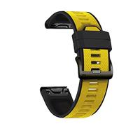 GANYUU 26 22mm Sport Silicone Cinturino Da Polso Per Garmin Fenix 6X 6 6S Pro 5X 5 Plus 3 3HR D2 MK2 Easy Fit Quick Release Wirstband, 26mm Fenix 3 HR D2, Agata