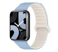 GANYUU Banda magnetica in silicone per Xiaomi Miband 9 Pro/Redmi Watch Bracciale di orologi a cinghia 4 per mirtillo mi band 8(Milky Beige,For Miband 9 Pro)