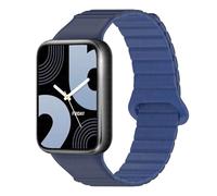 GANYUU Banda magnetica in silicone per Xiaomi Miband 9 Pro/Redmi Watch Bracciale di orologi a cinghia 4 per mirtillo mi band 8(Dark Blue,For Redmi Watch 4)