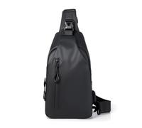 GANYUU Borsa a tracolla alla moda, grande capacità, impermeabile, leggera, per il tempo libero, morbida e confortevole, Nero , Taglia unica