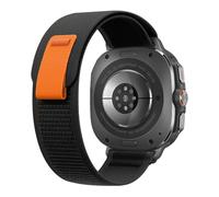 GANYUU Bracciale per Samsung Galaxy Watch Ultra Strap 47mm Accessori Cinturino sportivo in nylon Trail loop correa Cinturini per orologi(Black)