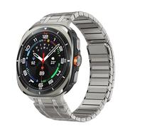 GANYUU Bracciale stile AP in metallo magnetico resistente per cinturini Samsung Galaxy Watch Ultra 47 mm Cinturino ad anello in acciaio inossidabile 304(Titanium color)
