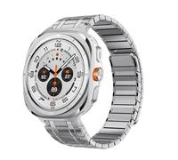 GANYUU Bracciale stile AP in metallo magnetico resistente per cinturini Samsung Galaxy Watch Ultra 47 mm Cinturino ad anello in acciaio inossidabile 304(Silver)