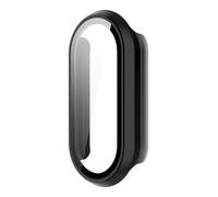 GANYUU Case Glass per Xiaomi Mi Band 9 Anti Scratch Protective Copertura Protettore Schermo PC Protettore per PC per MI Banda 9 Copertina Copertina Shell Watch Case(Black A)