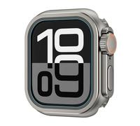 GANYUU Cassa Del Paraurti In Metallo Per Apple Watch 46mm 45mm 44mm Protector Frame Cover Per iWatch Serie 10 9 8 7 6 5 SE Cambiare A Ultra 2 49mm, 46mm, agata