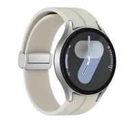 GANYUU Cinghia di silicone originale per samsung galaxy orologio 6 cassic 43mm 47mm 5pro da 45 mm orologio Fe 4 5 6 7 40 44 mm Bracciale a fibbia magnetica Bracciale(Starlight-S,For Watch 5 Series)