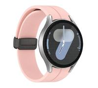 GANYUU Cinghia di silicone originale per samsung galaxy orologio 6 cassic 43mm 47mm 5pro da 45 mm orologio Fe 4 5 6 7 40 44 mm Bracciale a fibbia magnetica Bracciale(Pink-B,For Watch 5 Series)