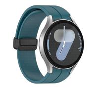 GANYUU Cinghia di silicone originale per samsung galaxy orologio 6 cassic 43mm 47mm 5pro da 45 mm orologio Fe 4 5 6 7 40 44 mm Bracciale a fibbia magnetica Bracciale(Dark Blue-B,Watch 7 40 44)