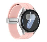 GANYUU Cinghia di silicone originale per samsung galaxy orologio 6 cassic 43mm 47mm 5pro da 45 mm orologio Fe 4 5 6 7 40 44 mm Bracciale a fibbia magnetica Bracciale(Pink-S,Watch 7 FE)