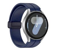 GANYUU Cinghia di silicone originale per samsung galaxy orologio 6 cassic 43mm 47mm 5pro da 45 mm orologio Fe 4 5 6 7 40 44 mm Bracciale a fibbia magnetica Bracciale(Midnight Blue-B,Watch 7 40 44)