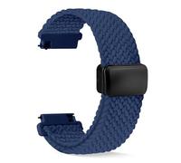 GANYUU Cinturini in nylon Cinturini per orologi in nylon intrecciato a sgancio rapido Cinturino sportivo di ricambio elastico per uomo e donna 20mm 22mm(Blue,22mm)