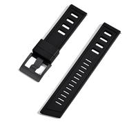 GANYUU Cinturini per orologi in gomma fluorurata FKM 20mm 22mm Cinturini impermeabili a sgancio rapido per ogni marca di orologi subacquei(Black black,20mm)