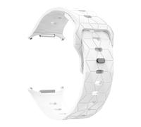 GANYUU Cinturini traspiranti compatibili con Galaxy Watch 7 Ultra Band 47mm Cinturino sportivo in silicone per cinturini Galaxy Watch Ultra da uomo e da donna(White)