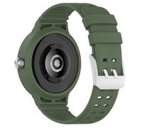 GANYUU Cinturino a banda in silicone per huawei orologio gt cyber smart orologio per orologio da braccialetti alla cintura da braccialetti regolabile(Dark green)