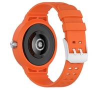 GANYUU Cinturino a banda in silicone per huawei orologio gt cyber smart orologio per orologio da braccialetti alla cintura da braccialetti regolabile(Orange)