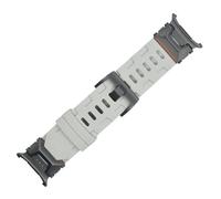 GANYUU Cinturino ad anello in silicone morbido per Samsung Galaxy Watch Ultra 47mm Cinturini sportivi per Galaxy Ultra No Gaps Bracciale con estremità curva(Black starlight)