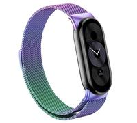 GANYUU Cinturino ad anello milanese per Xiaomi Mi Band 8 Bracciale cinturino in acciaio inossidabile per Xiaomi Band 9 Accessori per cinturini con cinturino in metallo miband 8(Color,For Miband 8)