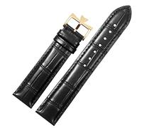 GANYUU Cinturino di ricambio in vera pelle di vacchetta Vacheron Constantin Patrimony VC nero blu marrone 19mm 20mm 21mm 22mm, 19mm, Agata