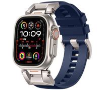GANYUU Cinturino di ricambio per Apple Watch Ultra 2 cinturini da uomo, morbidi e robusti cinturini sportivi per IWatch Ultra 2 da uomo da 49 mm, Orange, agate