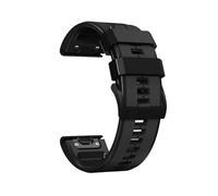 GANYUU Cinturino di ricambio per orologio QuickFit da 22 mm, in morbido silicone, traspirante, impermeabile, per Fēnix/Epix/Quatix/serie Descent Series/D2/Enduro/Tactix, QuickFit 26mm, Agata