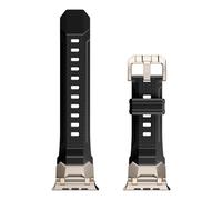 GANYUU Cinturino FKM cinturino per Apple Watch S10 46mm 42mm Ultra 49mm 45mm 44mm Cinturini in gomma fluorurata cinturino impermeabile(C,42/44mm)