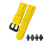 GANYUU Cinturino in gomma da 22 mm, 24 mm, 26 mm, per cinturino sportivo mimetico impermeabile colorato, 26mm, Agata
