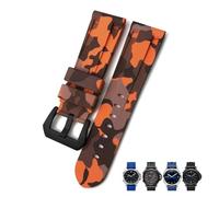 GANYUU Cinturino in gomma da 22 mm, 24 mm, 26 mm, per cinturino sportivo mimetico impermeabile colorato, 26mm, Agata