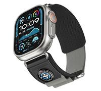GANYUU Cinturino in nylon ad alta densità per Apple Watch Band 49 mm, 45 mm, 44 mm, 10. 46 mm, 42 mm, per sport di montagna, 42/4445mm, Agata