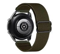 GANYUU Cinturino in nylon da 20 mm 22 mm per Gamrmin Vivoactive3 4 5 Venu2 HR Plus Sq Bracciale elastico regolabile per cinturini Forerunner265/255/245/645/754/735/945/955 Approach S12(Army green,22mm