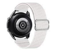 GANYUU Cinturino in nylon da 20 mm 22 mm per Gamrmin Vivoactive3 4 5 Venu2 HR Plus Sq Bracciale elastico regolabile per cinturini Forerunner265/255/245/645/754/735/945/955 Approach S12(White,22mm)