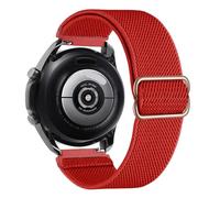 GANYUU Cinturino in nylon da 20 mm 22 mm per Gamrmin Vivoactive3 4 5 Venu2 HR Plus Sq Bracciale elastico regolabile per cinturini Forerunner265/255/245/645/754/735/945/955 Approach S12(Red,20mm)