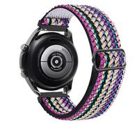 GANYUU Cinturino in nylon da 20 mm 22 mm per Gamrmin Vivoactive3 4 5 Venu2 HR Plus Sq Bracciale elastico regolabile per cinturini Forerunner265/255/245/645/754/735/945/955 Approach S12(Seven color,20m