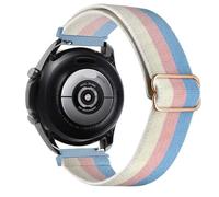 GANYUU Cinturino in nylon da 20 mm 22 mm per Gamrmin Vivoactive3 4 5 Venu2 HR Plus Sq Bracciale elastico regolabile per cinturini Forerunner265/255/245/645/754/735/945/955 Approach S12(Blue pink white