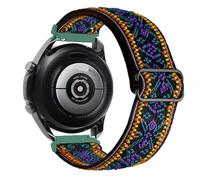 GANYUU Cinturino in nylon da 20 mm 22 mm per Gamrmin Vivoactive3 4 5 Venu2 HR Plus Sq Bracciale elastico regolabile per cinturini Forerunner265/255/245/645/754/735/945/955 Approach S12(Bohemia,22mm)