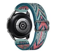 GANYUU Cinturino in nylon da 20 mm 22 mm per Gamrmin Vivoactive3 4 5 Venu2 HR Plus Sq Bracciale elastico regolabile per cinturini Forerunner265/255/245/645/754/735/945/955 Approach S12(Bohemia green,2